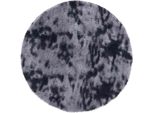 Vidaxl Tappeto Shaggy A Pelo Alto Navarra Grigio Scuro 100X100 Cm Poliestere