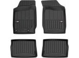 Matten, Fussmatten, Gummi-FußMatten, Renault Clio 2 1998-2005, 3D-MULDE