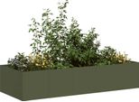 Maison Exclusive - Fioriera Verde Oliva 200X80X40 Cm In Acciaio