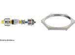 59911531K Wiska Connessione A Vite Emc Con Controdado Pg48X1,588 Con Inserto Di Messa A Terra Incl. O-Ring Ottone (Cuzn) Nichelato