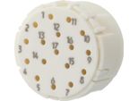 7004917101 Hummel M23 Segnale Contatto A Crimpare Inserto A Crimpare, Numero Di Poli 17-Poli 160V, 8A, Colore Bianco - 1 Pezzo
