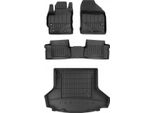 Set Tappetini In Gomma 3D Toyota Auris 2 Estate 2012-2018 Nero