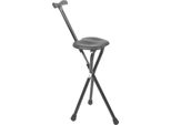 Bastone Da Passeggio Con Seduta - Bastone Da Passeggio Con Seduta - Bastone Da Passeggio - Pieghevole - Bastone Da Passeggio E Sedia - Altezza 87 Cm - Nero
