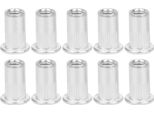 100Pcs Blind Rivet Nut Nutserts Alluminio M5 Rivet Nut Inserts Threaded Rivet Nuts