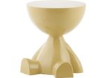 Howhomely | Tavolino - Tavolo Da Divano - Giallo - 36 X 36 X 41 Cm - Comodino - In Plastica - Moderno