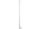 Supporto Per Binario Per Tenda Doccia Supporto Per Soffitto Da 25 Mm Supporto Per Soffitto Cromo/Bianco
