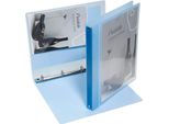 Eichner 9330-00788 Eichner PräSentationsringbuch 4-Ringe Blau-Transparent