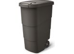 Prosperplast Portarifiuti Wheeler Portarifiuti Universale Da 90 Litri (Nero)