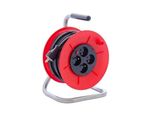 Cavo Di Prolunga Basic PKB230Z, 25 M / 230V, Bobina, 4 Prese