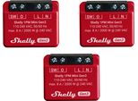 Shelly Attuatore Di Commutazione Wlan 1PM Mini Gen 3, Rosso, 3 Pezzi