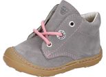 Ricosta Cory Scarpe Da Bambino In Vera Pelle Color Grafite/Rosa