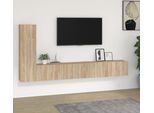 Maison Exclusive - Set Di Mobili Porta Tv 3 Pz Rovere Sonoma In Legno Multistrato