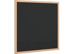 Vidaxl Lavagna Con Cornice In Legno Di Pino Massiccio Nero 40X40 Cm