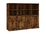 Syfax™ Credenze 3 Pz Rovere Fumo In Legno Multistrato