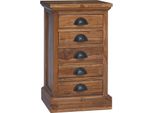 Syfax™ Cassettiera Marrone 35 X 30 X 60 Cm Legno Di Teak Solido