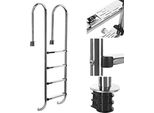 Scala Per Piscina In Acciaio Inox Scala Da Incasso A 4 Gradini Antiscivolo Per Piscine