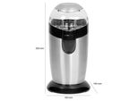 Macinacaffè Elettrico Clatronic, Macinacaffè Con Lama In Acciaio Inox, Capacità 40 G, Motore 120 Watt, Acciaio Inox/Nero, Ksw 3306