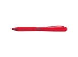 12X Pentel BK440-B Biros Rosso Colore Di Scrittura Rosso