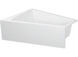 Duravit Paiova Baignoire EncastréE, Angle à Gauche, Habillage Acrylique Moulé, 1700X1300Mm, Blanc, 700266000000000, 700266000000000