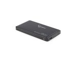 Gembird Custodia Per Disco Rigido USB3.0 2,5" Alluminio Nero"