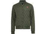 Urban Classics - Giacca In Nylon Diamond Quilt Da Uomo, Oliva - Xl