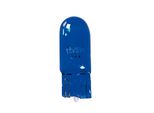 12V Vetro Tinto Blu, Base Di Vetro Per Lampade - (W5W) - 5W - W2,1X9,5D - 2 Pezzi - Blister