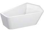 Baignoires Duravit Paiova 5-Angle, Angle à Droite, Avec RevêTement Acrylique Sans Soudure Et BâTi-Support, 1770X1300Mm, Blanc, 700395000000000, 700395000000000