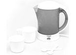 Adler | Bollitore Da Viaggio | Ad 1268 | Standard | 600 W | 0,6 L | Plastica | Bianco