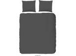 Set Di Biancheria Da Letto Tinta Unita Good Morning 240×200/220 Cm Antracite