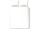 Hip Mako Biancheria Da Letto In Raso 3 Pezzi Copripiumino 240 X 220 Cm Federa 60 X 70 Cm Copripiumino Semplice 0280.00.03 Bianco
