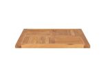 Piano Del Tavolo In Teak Massiccio 70×70×2,5 Cm