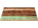 Piano Del Tavolo Quadrato 80X80 Cm 15-16 Mm In Legno Massiccio Di Recupero