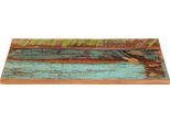 Piano Del Tavolo Rettangolare 60X80 Cm 25-27 Mm In Legno Massiccio Di Recupero