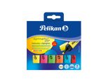 Pelikan 814065 Evidenziatore Pelikan 490, Confezione Da 6, Colori Assortiti