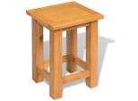 Vidaxl Tavolini 2 Pezzi 27X24X37 Cm In Legno Massiccio Di Quercia