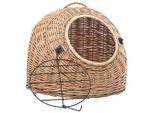 Vidaxl Cestino Per Gatti 50X42X40 Cm Vimini Naturale