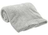 Coperta Di Flanella Jacquard 150 X 200 Cm Grigio Chiaro Coperta Per Divano