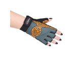 Hms Gym Gloves RST03 Orange-Gray R. M (17-63-226).