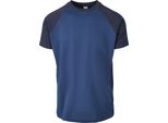 PáNské TričKo Urban Classics Raglan Contrast Tee Darkblue/Midnightnavy - S