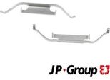 2X Jp Group 1464004510 Set Di Accessori Pastiglie Freno A Disco Anteriori Per Bmw 3 Berlina (E46) 3 Touring (E46) 3 Cabrio (E46) X3 (E83) 3 Coupé (E46) 3 Cabrio