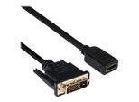 Club3D CLUB3D Cavo Da Dvi A Hdmi 1.4 M/F 2M/6,56Ft Bidirezionale