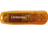 Intenso 3502490 Rainbow Line Chiavetta Usb 2.0 Da 64 Gb - Arancione