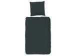 Set Di Biancheria Da Letto Tinta Unita Good Morning 135X200 Cm Verde Scuro