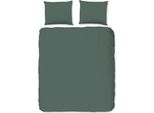 Set Di Biancheria Da Letto Tinta Unita Good Morning 140X200/220 Cm Verde Oliva