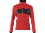 Maglia Con Zip Traffico Rosso/Nero, Taglia M Mascot 18155-951-20209