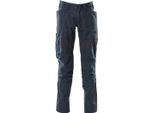 Mascot Pantaloni Accelerate Stretch Taglia 90C52 Azzurro 18579-442, Lunghezza:82, Taglia:82C51, Colore:Nero Blu