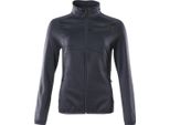 Pullover In Pile Con Zip Nero-Blu, Taglia Xl Mascot 18153-316-010