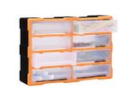 Vidaxl Organizzatore Multi-Cassetto 8 Cassetti Grandi 52X16X37 Cm