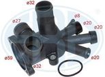 Era 354041A Flangia Del Liquido Di Raffreddamento Per Vw Golf Ii (19E, 1G1) Flangia Dell'acqua