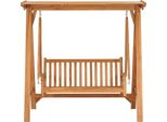 Vidaxl Dondolo Hollywood 170 Cm In Legno Massiccio Teak